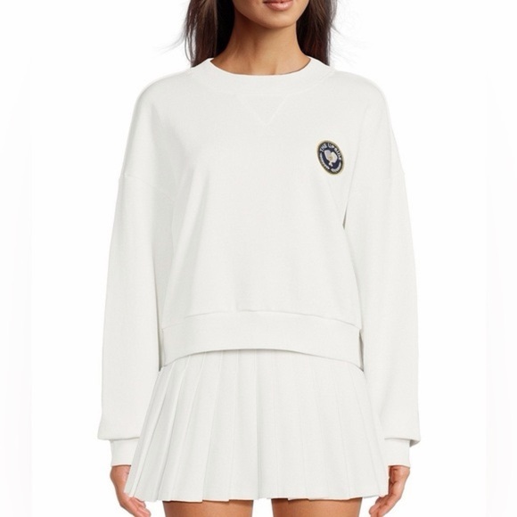 The Upside Sweaters - The Upside Topspin Dominique Crew Neck Long Sleeve Pickleball Sweatshirt